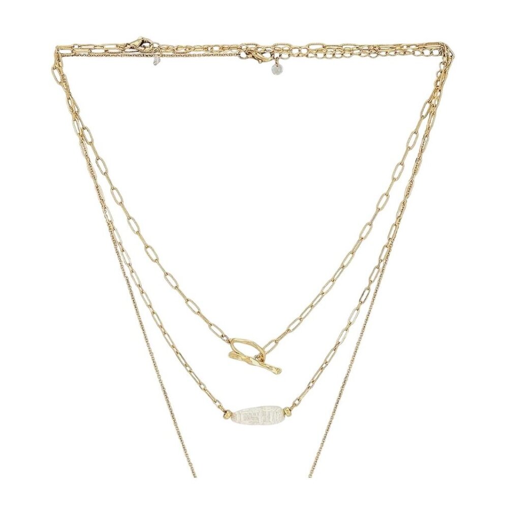 8 Other Reasons Maritime Necklace in Gold New Womens 2 Chains